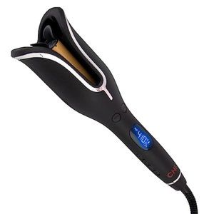 CHI Spin N Curl in Onyx Black. Ideal for Shoulder-Length Hair between 6-16” inch